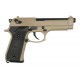 Страйкбольный пистолет WE BERETTA M92F, GAS, Койот, металл, WE-M008-T-M9A1-GAS